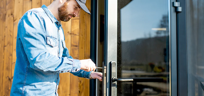 Frameless Glass Storefront Door Locks Replacement in San Gabriel, CA